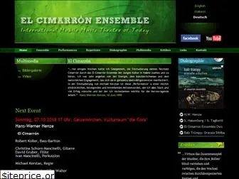 elcimarronensemble.com