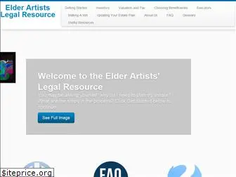 elderartistslegalresource.org