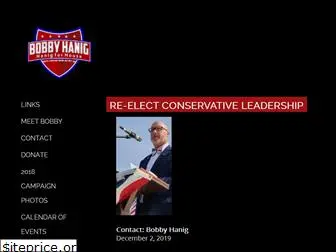 electbobbyhanig.com