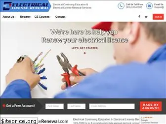 electricallicenserenewal.com