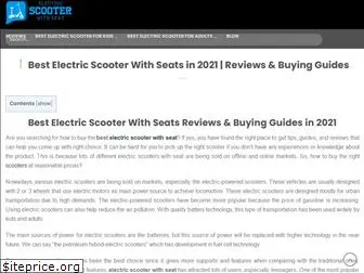 electricscooterwithseat.com