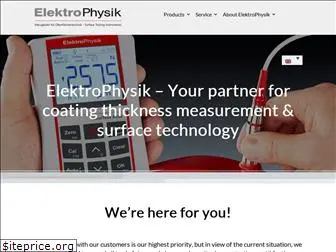 elektrophysik.com