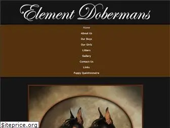 elementdobermans.com