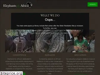 elephantsforafrica.org