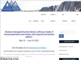 elevationsgeospatialsummit.org