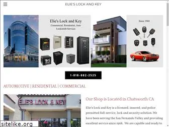 elieslockandkey.com