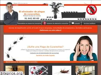 eliminacion-cucarachas.es