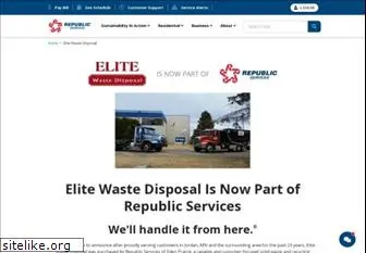 elitewastedisposal.com