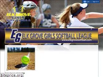 elkgrovesoftball.com