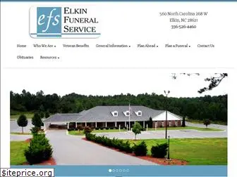 elkinfuneralservice.com