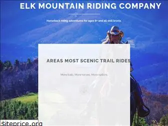 elkmountainridingcompany.com