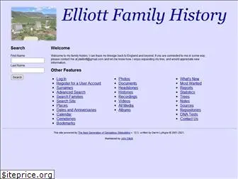 elliottfamilyhistory.com