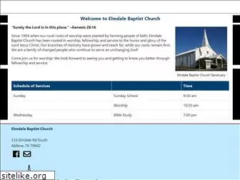 elmdalebaptist.org thumbnail
