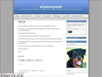 elpasospeak.com