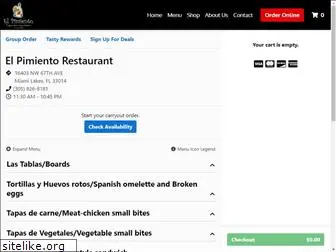 elpimientorestaurantorder.com