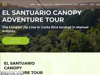 elsantuariocanopyadventure.com