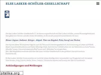 else-lasker-schueler-gesellschaft.de