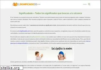 elsignificadode.com