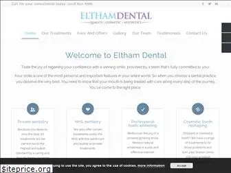 elthamdentist.com