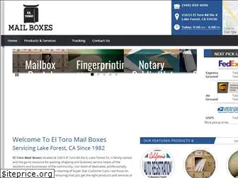 eltoromailboxes.com