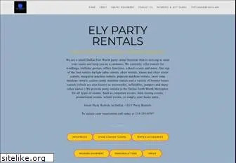 elypartyrentals.com