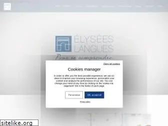 elysees-langues.com