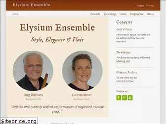 elysiumensemble.com