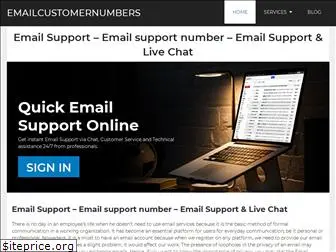 emailcustomernumbers.com