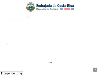 embajadacostaricaenpanama.com