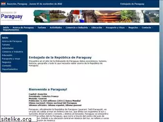 embajadadeparaguay.org