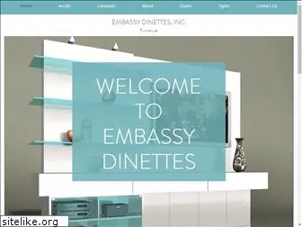 embassydinettesinc.com