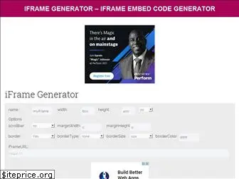 embediframegenerator.com