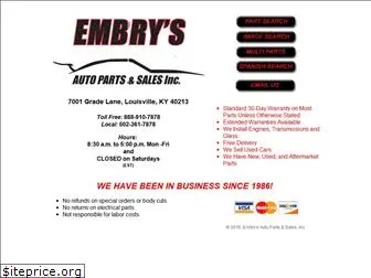 embrysautoparts.com