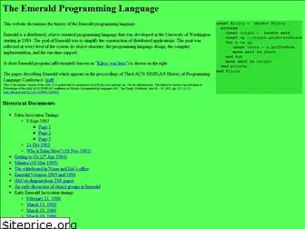 emeraldprogramminglanguage.org