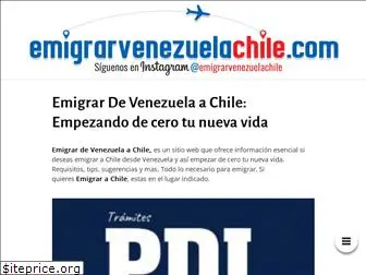 emigrarvenezuelachile.com