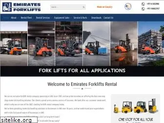 emiratesforklifts.com