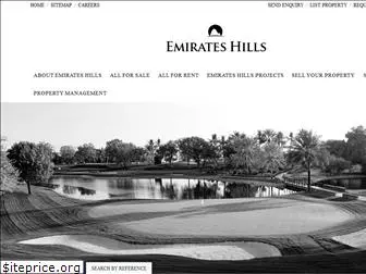 emirateshills-dubai.com