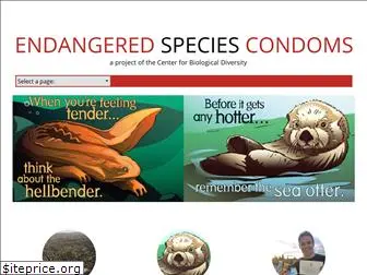 endangeredspeciescondoms.com