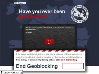 endgeoblocking.eu