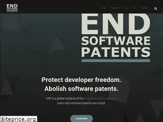 endsoftpatents.org