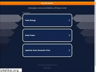 energies-renouvelables-afrique.com