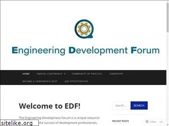 engineeringdevelopmentforum.org