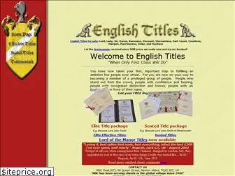 english-titles.co.uk