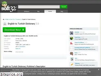 english-to-turkish-dictionary.soft32.com