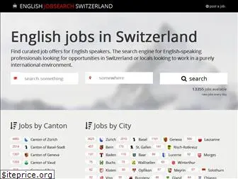 englishjobsearch.ch