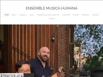 ensemblemusicahumana.com