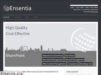 ensentia.co.uk