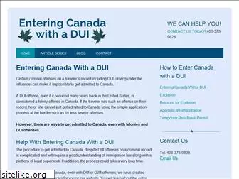 enteringcanadawithadui.com