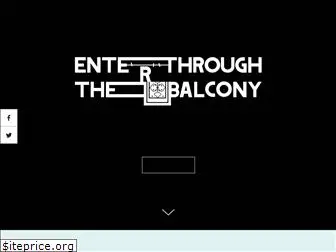 enterthroughthebalcony.com