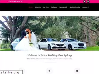 enticeweddingcars.com.au